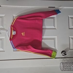 Adidas crop top sweater with bright colors